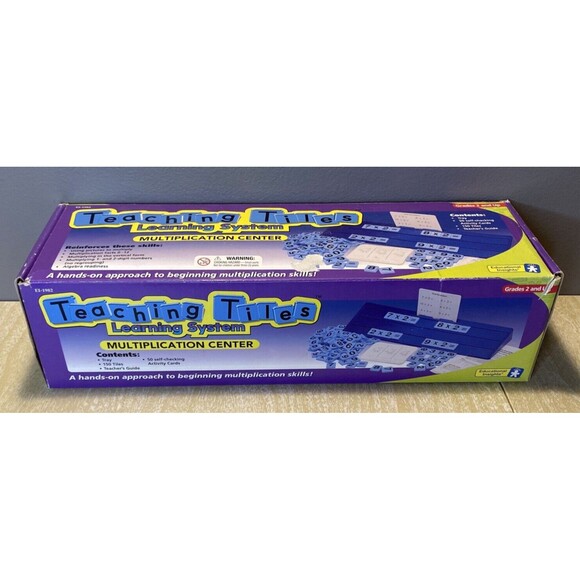 Teaching Tiles Math Learning System Educational Insights Multiplication Center - Picture 1 of 8